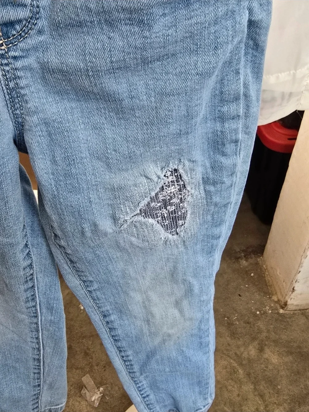 OshKosh B'gosh Light Blue Denim Overalls